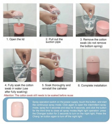 1 Mini Humidificador De Aire 4 - sv2303289411789668